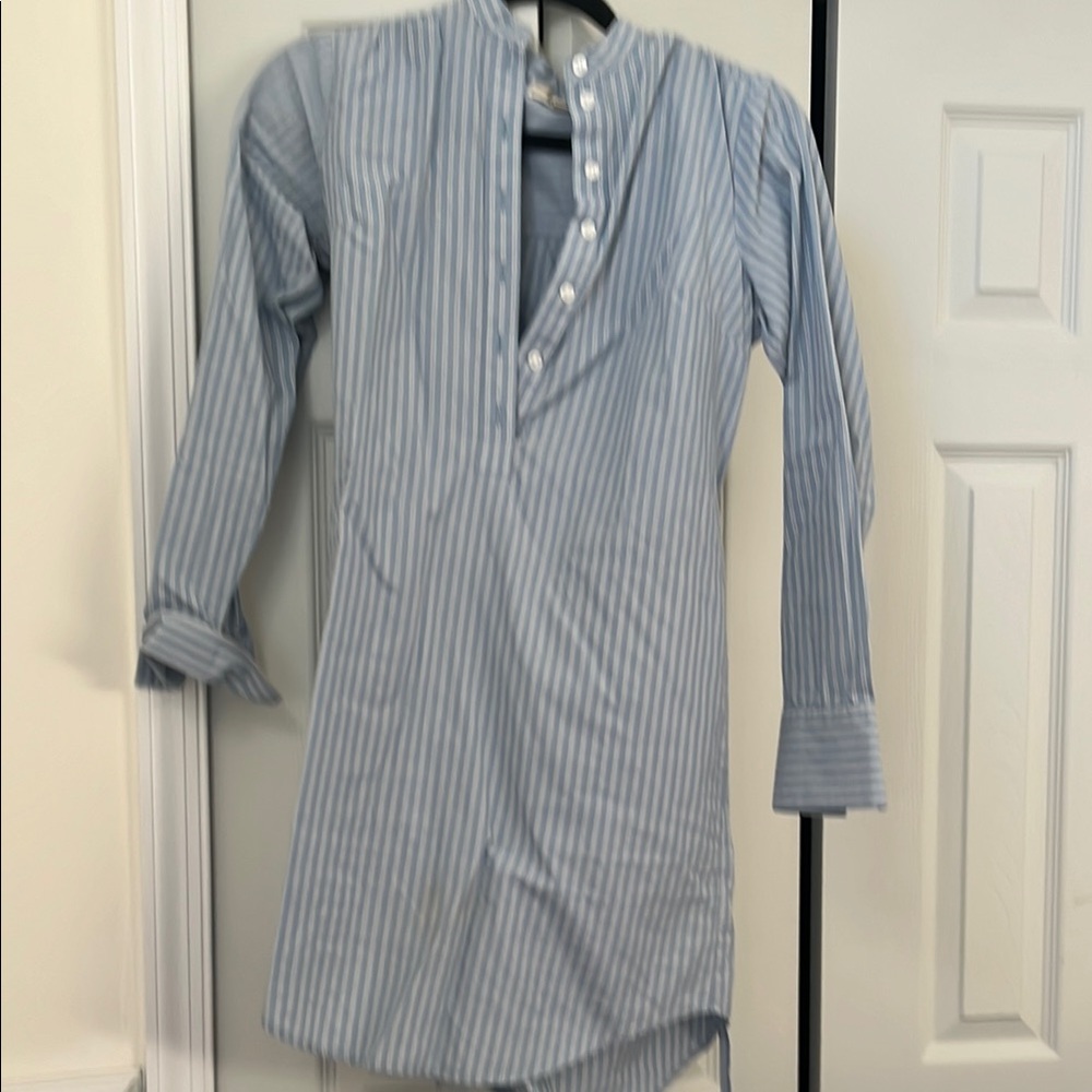 Men's Blue Striped Shirt